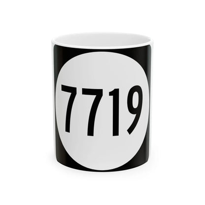 PR tertiary 7719 (Puerto Rico) (Road Sign) White Coffee Mug 11oz - Go Mug Yourself