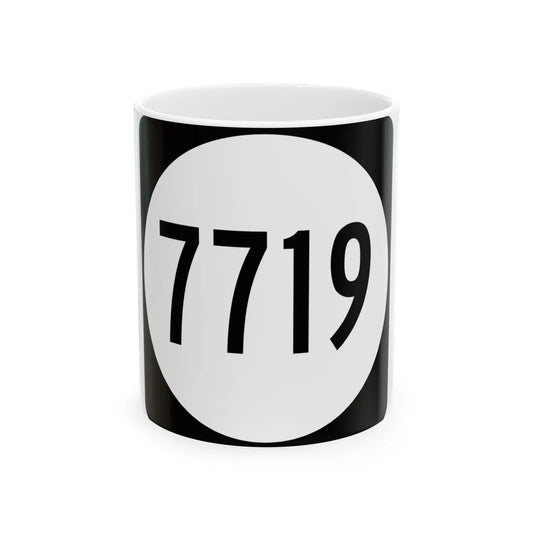PR tertiary 7719 (Puerto Rico) (Road Sign) White Coffee Mug 11oz - Go Mug Yourself