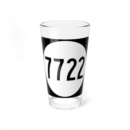 PR tertiary 7722 (Puerto Rico) (Road Sign) Pint Glass 16oz 16oz - Go Mug Yourself