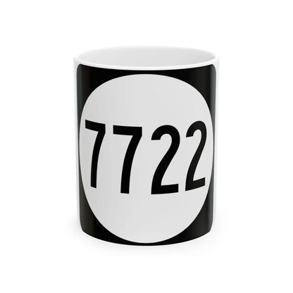 PR tertiary 7722 (Puerto Rico) (Road Sign) White Coffee Mug 11oz - Go Mug Yourself