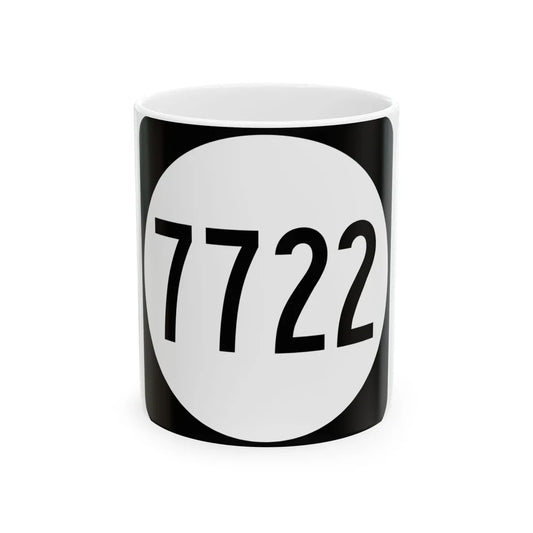 PR tertiary 7722 (Puerto Rico) (Road Sign) White Coffee Mug 11oz - Go Mug Yourself
