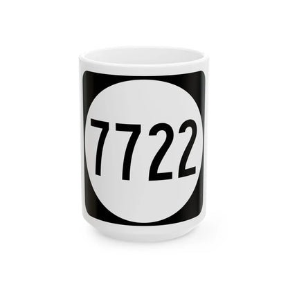 PR tertiary 7722 (Puerto Rico) (Road Sign) White Coffee Mug 15oz - Go Mug Yourself
