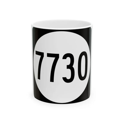 PR tertiary 7730 (Puerto Rico) (Road Sign) White Coffee Mug 11oz - Go Mug Yourself