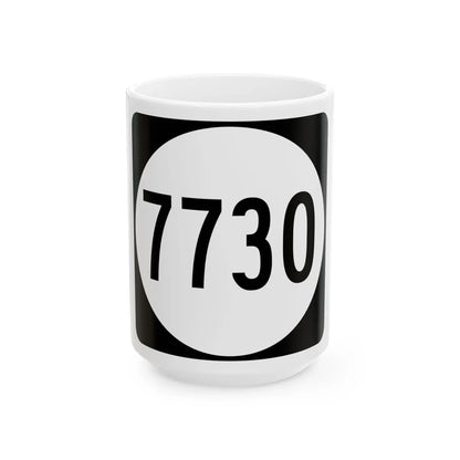 PR tertiary 7730 (Puerto Rico) (Road Sign) White Coffee Mug 15oz - Go Mug Yourself