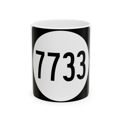 PR tertiary 7733 (Puerto Rico) (Road Sign) White Coffee Mug 11oz - Go Mug Yourself