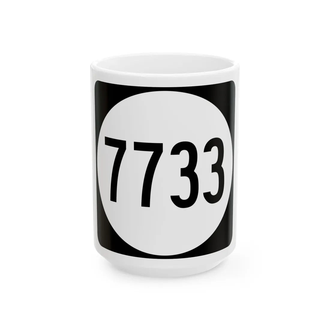 PR tertiary 7733 (Puerto Rico) (Road Sign) White Coffee Mug 15oz - Go Mug Yourself