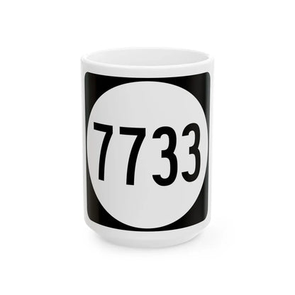 PR tertiary 7733 (Puerto Rico) (Road Sign) White Coffee Mug 15oz - Go Mug Yourself