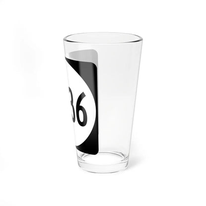 PR tertiary 7736 (Puerto Rico) (Road Sign) Pint Glass 16oz - Go Mug Yourself