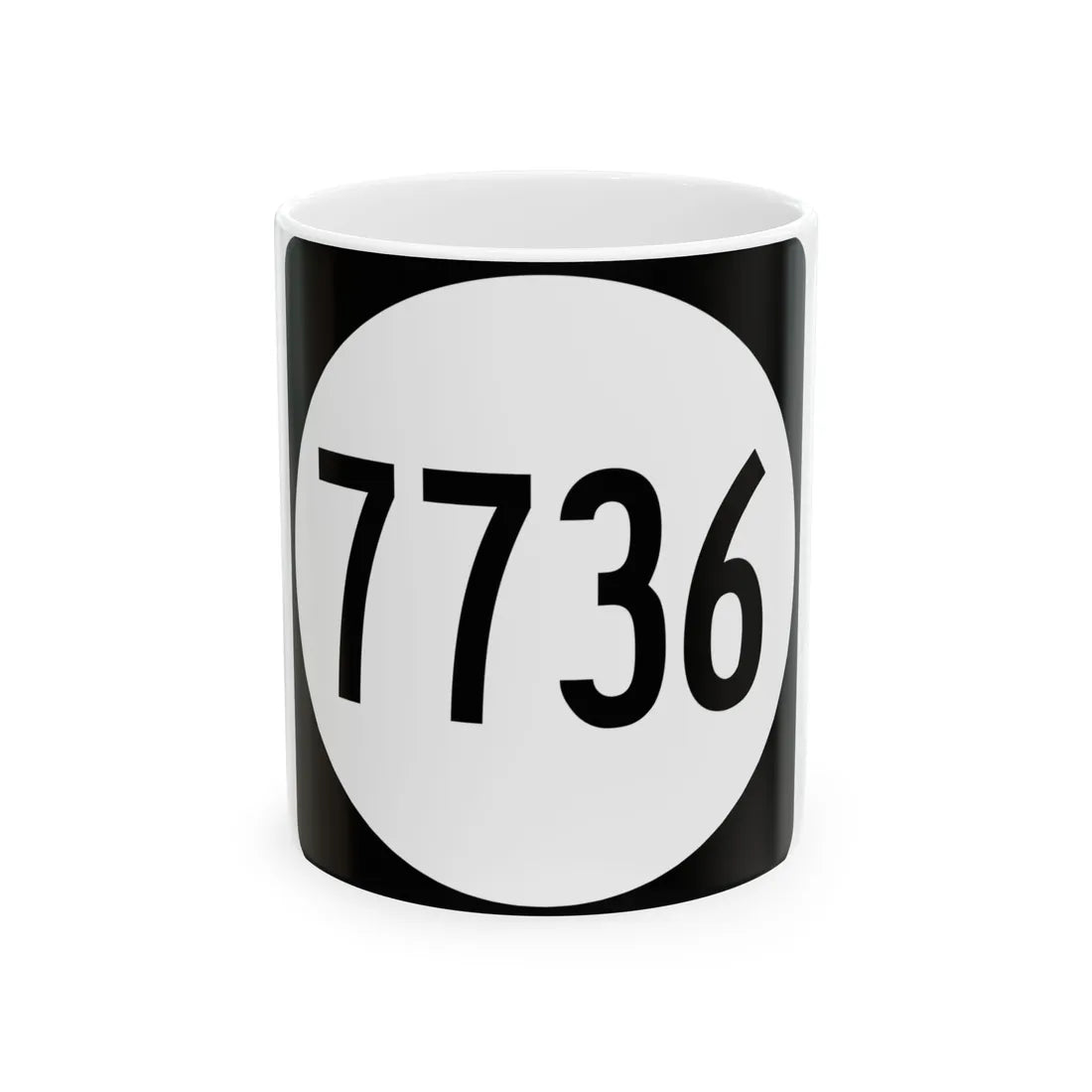 PR tertiary 7736 (Puerto Rico) (Road Sign) White Coffee Mug 11oz - Go Mug Yourself