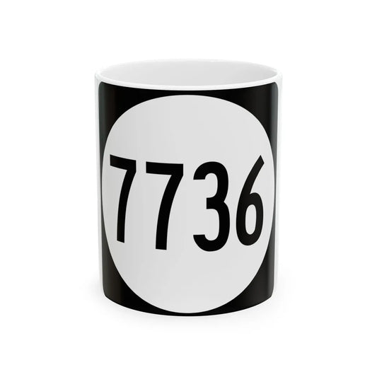 PR tertiary 7736 (Puerto Rico) (Road Sign) White Coffee Mug 11oz - Go Mug Yourself