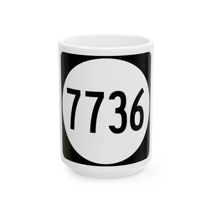 PR tertiary 7736 (Puerto Rico) (Road Sign) White Coffee Mug 15oz - Go Mug Yourself