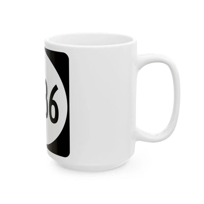 PR tertiary 7736 (Puerto Rico) (Road Sign) White Coffee Mug - Go Mug Yourself
