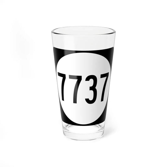 PR tertiary 7737 (Puerto Rico) (Road Sign) Pint Glass 16oz 16oz - Go Mug Yourself