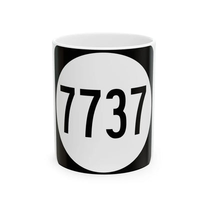 PR tertiary 7737 (Puerto Rico) (Road Sign) White Coffee Mug 11oz - Go Mug Yourself