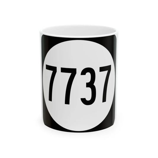 PR tertiary 7737 (Puerto Rico) (Road Sign) White Coffee Mug 11oz - Go Mug Yourself