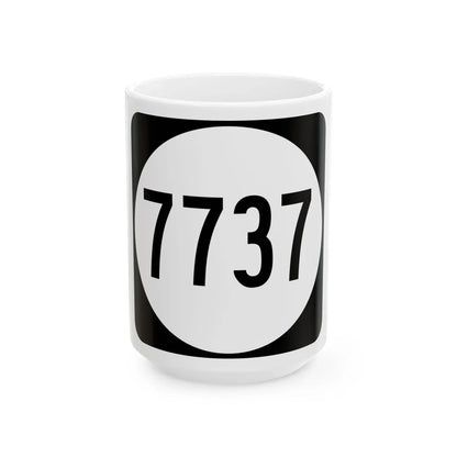 PR tertiary 7737 (Puerto Rico) (Road Sign) White Coffee Mug 15oz - Go Mug Yourself