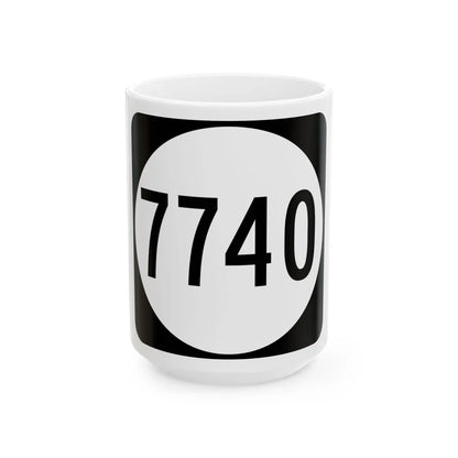 PR tertiary 7740 (Puerto Rico) (Road Sign) White Coffee Mug 15oz - Go Mug Yourself