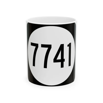 PR tertiary 7741 (Puerto Rico) (Road Sign) White Coffee Mug 11oz - Go Mug Yourself