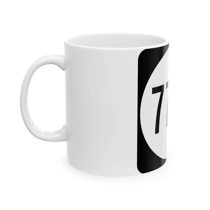PR tertiary 7741 (Puerto Rico) (Road Sign) White Coffee Mug - Go Mug Yourself