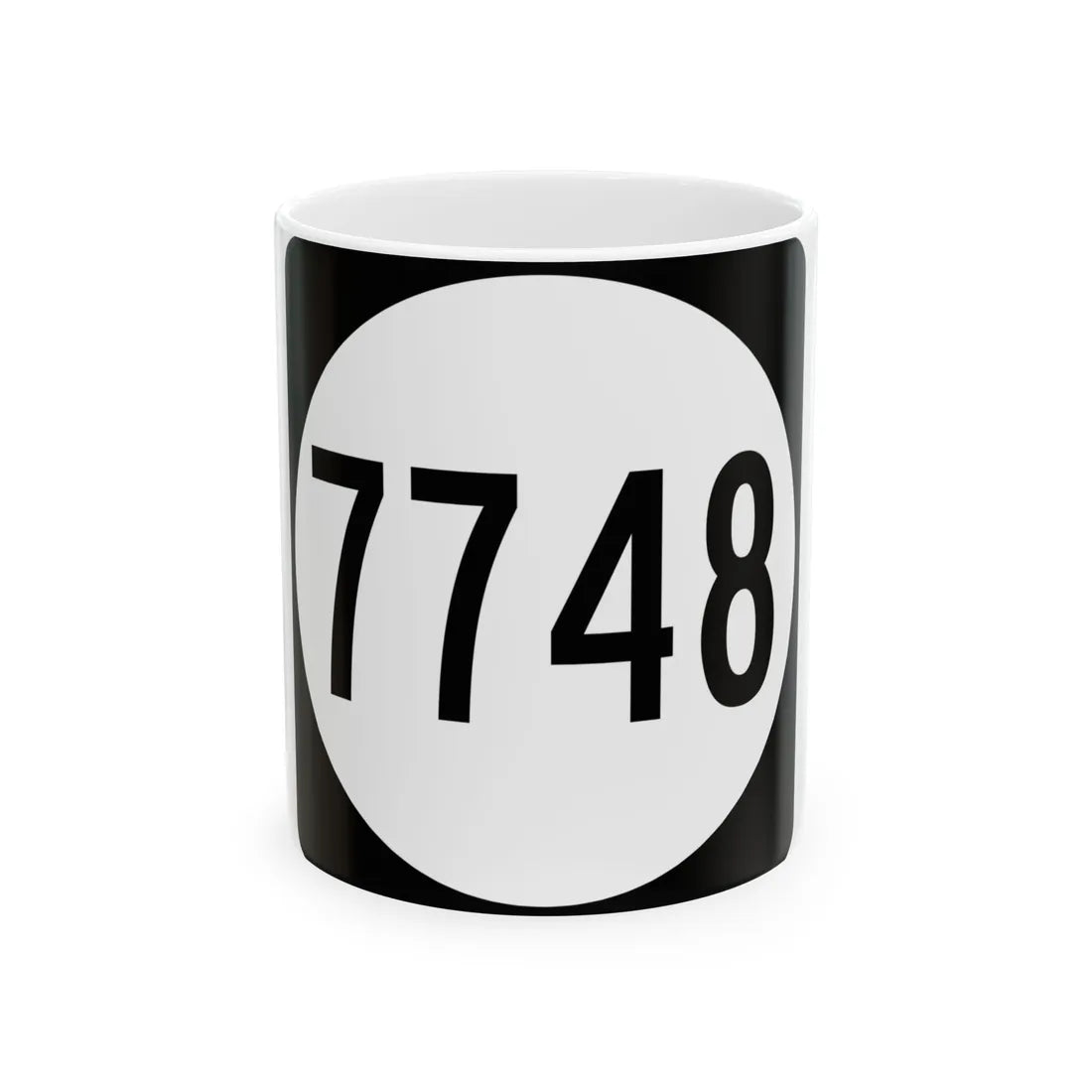 PR tertiary 7748 (Puerto Rico) (Road Sign) White Coffee Mug 11oz - Go Mug Yourself