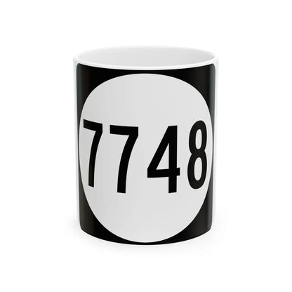 PR tertiary 7748 (Puerto Rico) (Road Sign) White Coffee Mug 11oz - Go Mug Yourself