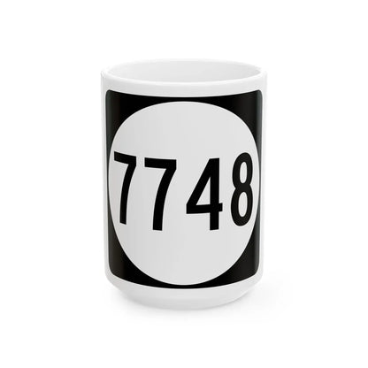 PR tertiary 7748 (Puerto Rico) (Road Sign) White Coffee Mug 15oz - Go Mug Yourself