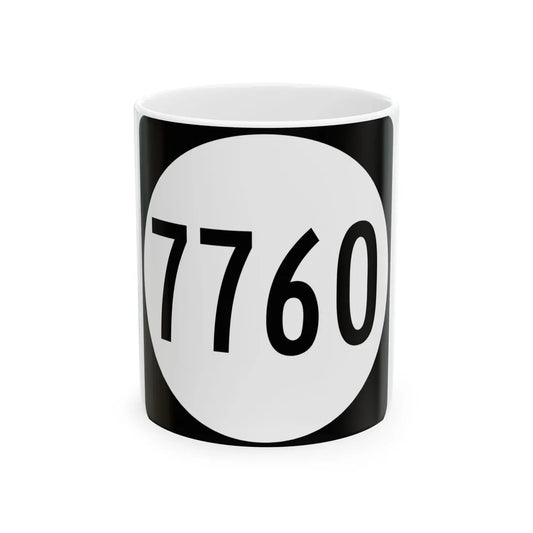 PR tertiary 7760 (Puerto Rico) (Road Sign) White Coffee Mug 11oz - Go Mug Yourself