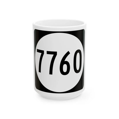 PR tertiary 7760 (Puerto Rico) (Road Sign) White Coffee Mug 15oz - Go Mug Yourself