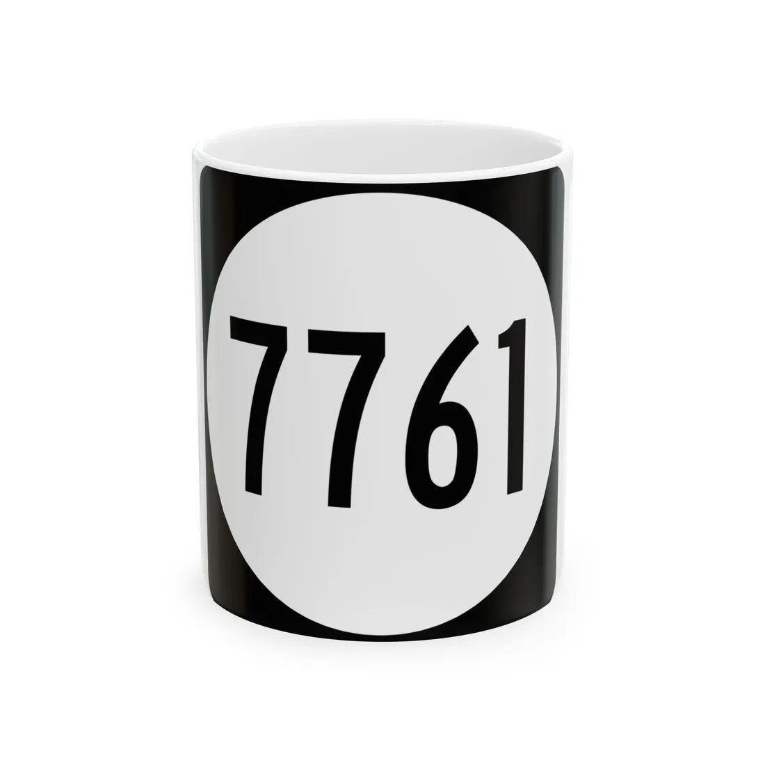 PR tertiary 7761 (Puerto Rico) (Road Sign) White Coffee Mug 11oz - Go Mug Yourself