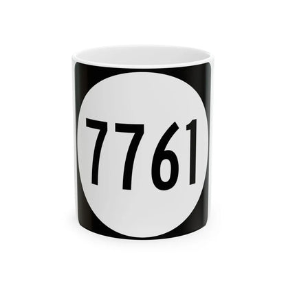 PR tertiary 7761 (Puerto Rico) (Road Sign) White Coffee Mug 11oz - Go Mug Yourself