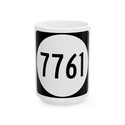 PR tertiary 7761 (Puerto Rico) (Road Sign) White Coffee Mug 15oz - Go Mug Yourself