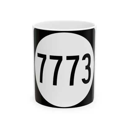PR tertiary 7773 (Puerto Rico) (Road Sign) White Coffee Mug 11oz - Go Mug Yourself