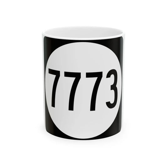 PR tertiary 7773 (Puerto Rico) (Road Sign) White Coffee Mug 11oz - Go Mug Yourself
