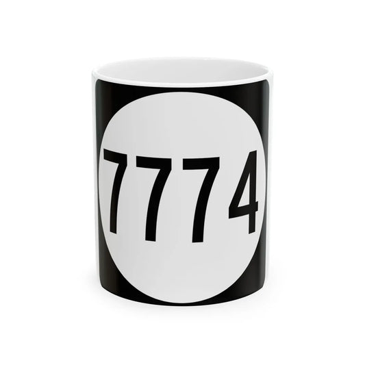 PR tertiary 7774 (Puerto Rico) (Road Sign) White Coffee Mug 11oz - Go Mug Yourself