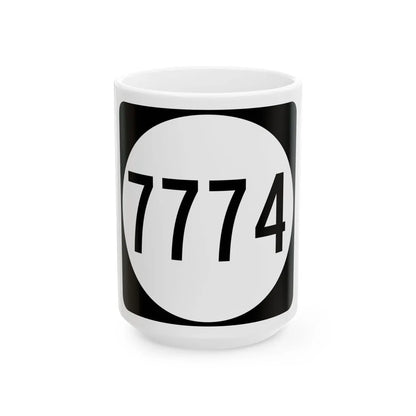 PR tertiary 7774 (Puerto Rico) (Road Sign) White Coffee Mug 15oz - Go Mug Yourself