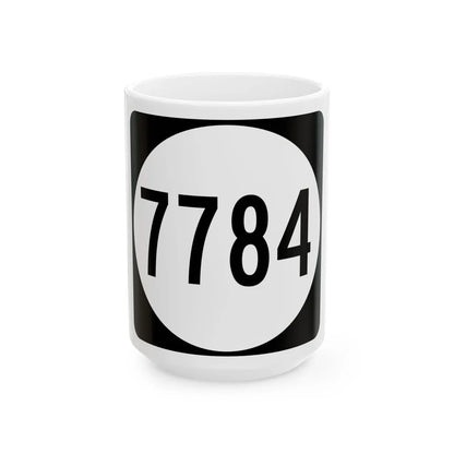 PR tertiary 7784 (Puerto Rico) (Road Sign) White Coffee Mug 15oz - Go Mug Yourself