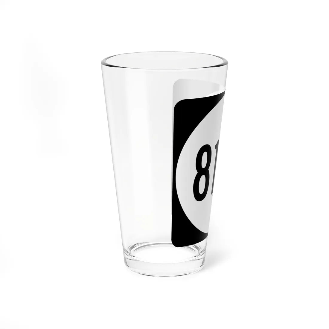 PR tertiary 8126 (Puerto Rico) (Road Sign) Pint Glass 16oz - Go Mug Yourself