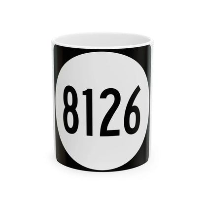 PR tertiary 8126 (Puerto Rico) (Road Sign) White Coffee Mug 11oz - Go Mug Yourself