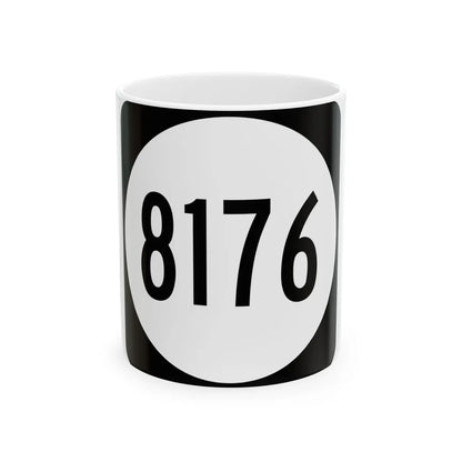PR tertiary 8176 (Puerto Rico) (Road Sign) White Coffee Mug 11oz - Go Mug Yourself