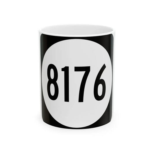 PR tertiary 8176 (Puerto Rico) (Road Sign) White Coffee Mug 11oz - Go Mug Yourself
