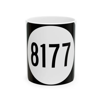 PR tertiary 8177 (Puerto Rico) (Road Sign) White Coffee Mug 11oz - Go Mug Yourself