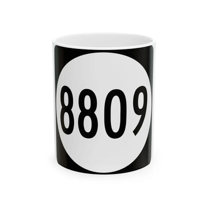 PR tertiary 8809 (Puerto Rico) (Road Sign) White Coffee Mug 11oz - Go Mug Yourself