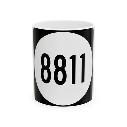 PR tertiary 8811 (Puerto Rico) (Road Sign) White Coffee Mug 11oz - Go Mug Yourself