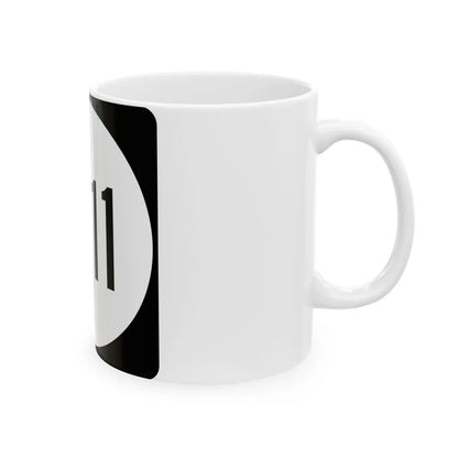 PR tertiary 8811 (Puerto Rico) (Road Sign) White Coffee Mug - Go Mug Yourself