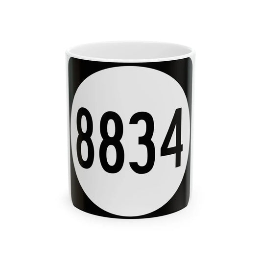 PR tertiary 8834 (Puerto Rico) (Road Sign) White Coffee Mug 11oz - Go Mug Yourself