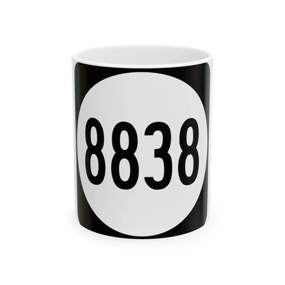 PR tertiary 8838 (Puerto Rico) (Road Sign) White Coffee Mug 11oz - Go Mug Yourself