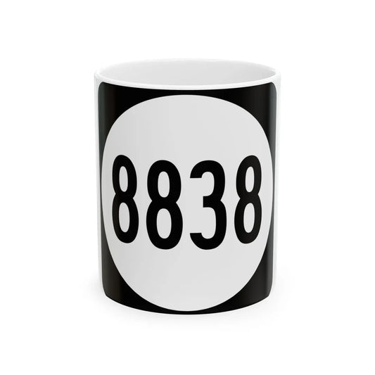 PR tertiary 8838 (Puerto Rico) (Road Sign) White Coffee Mug 11oz - Go Mug Yourself