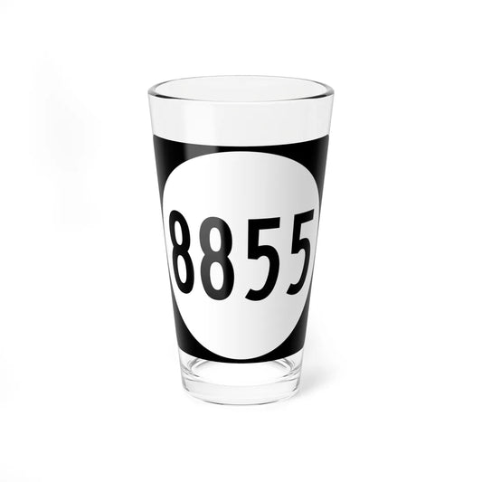 PR tertiary 8855 (Puerto Rico) (Road Sign) Pint Glass 16oz 16oz - Go Mug Yourself