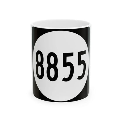 PR tertiary 8855 (Puerto Rico) (Road Sign) White Coffee Mug 11oz - Go Mug Yourself