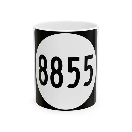 PR tertiary 8855 (Puerto Rico) (Road Sign) White Coffee Mug 11oz - Go Mug Yourself